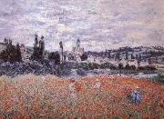 Claude Monet, Poppy Field near Vetheuil